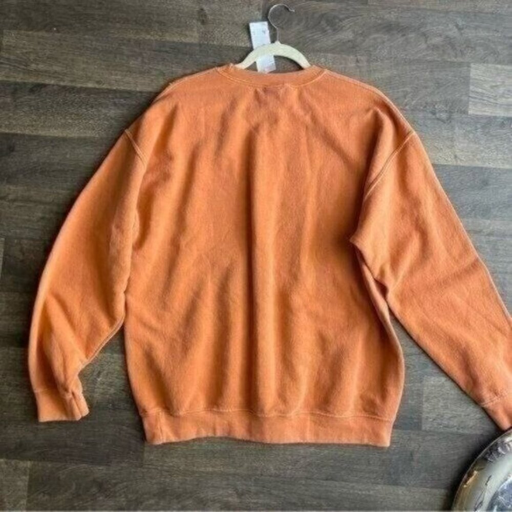 IETS Frans Orange Embroidered Sweatshirt  Size M - Picture 5 of 5